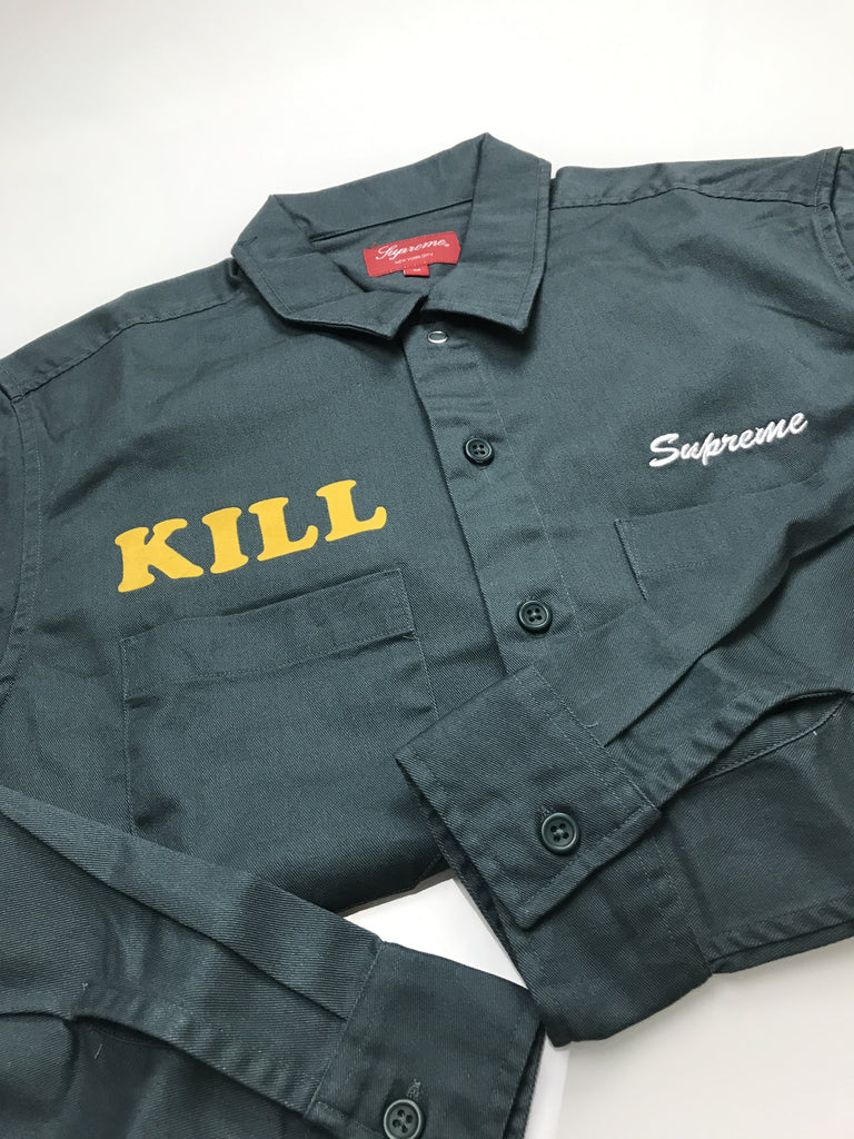 Supreme Kill Work Shirt SS16 Green – Star & Skye Apparel