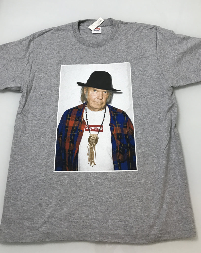 Supreme Neil Young Tee SS15 Grey Star Skye Apparel