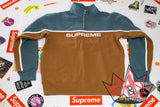 Supreme 2-tone Half Zip Sweatshirt FW17 Rust