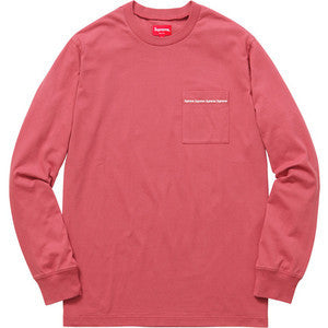 Supreme Woven Tape L/S Pocket Tee Mサイズ Supreme Woven Tape L/S Pocket Tee Mサイズ