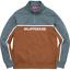 Supreme 2-tone Half Zip Sweatshirt FW17 Rust