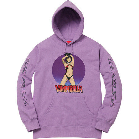 Supreme Vampirella Hooded Sweatshirt SS17 Dusty Lav
