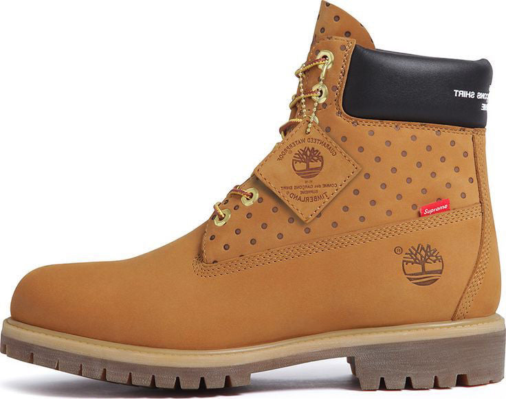 Supreme x Timberland CDG 6 inch Prm boot Wheat – Star & Skye